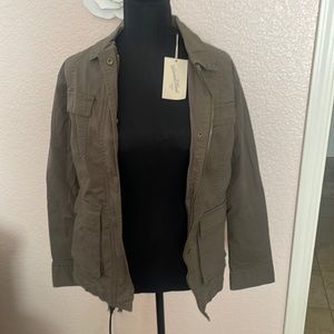 NWT Universal thread, army green jacket, full zip